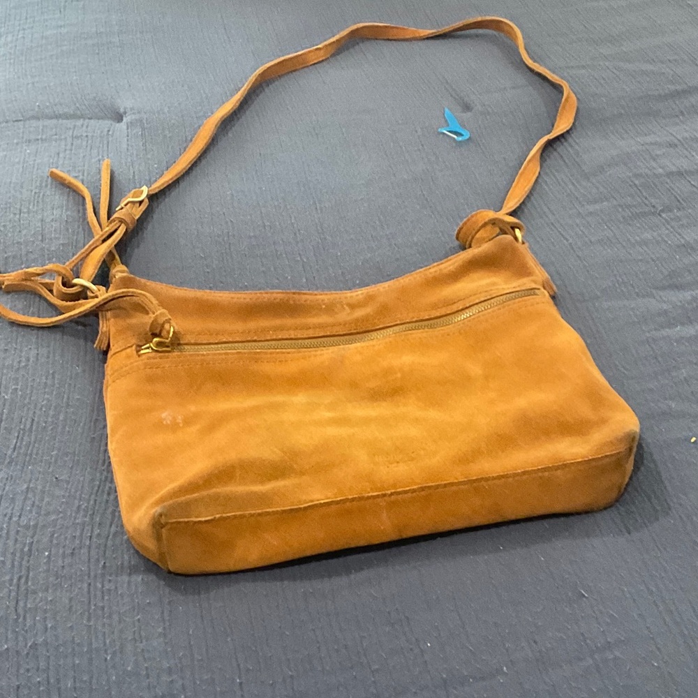 Tan Leather Shoulder Bag